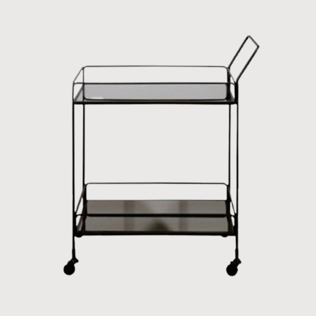 Dixon charcoal bar cart