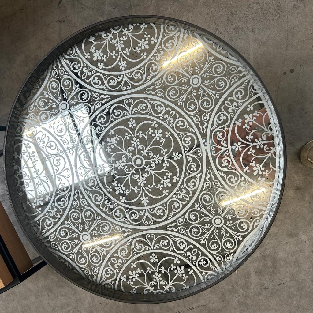 Moroccan Frost mirror tray