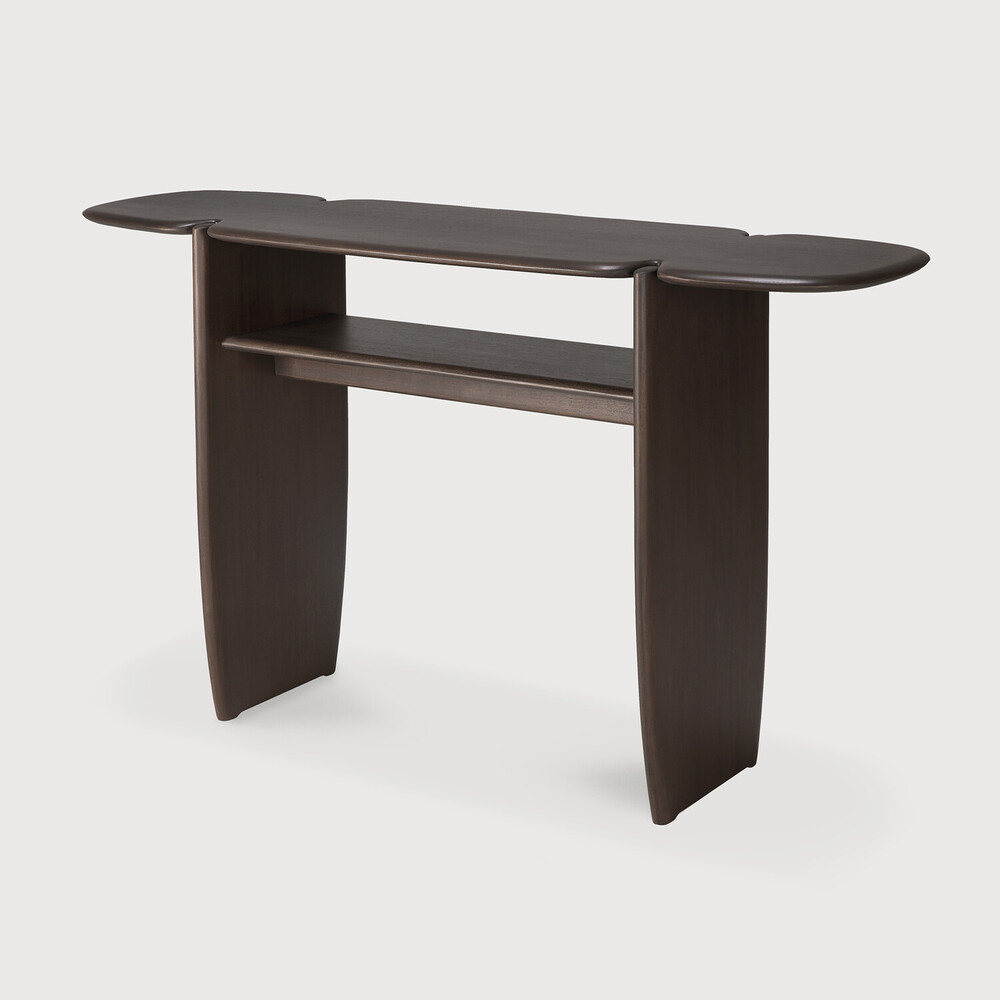 PI console – varnished mahogany – dark brown