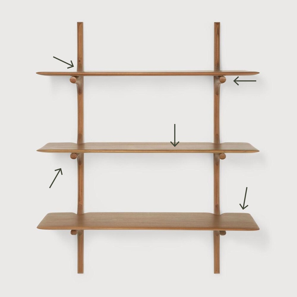 PI wall shelf