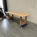 Geometric dining table