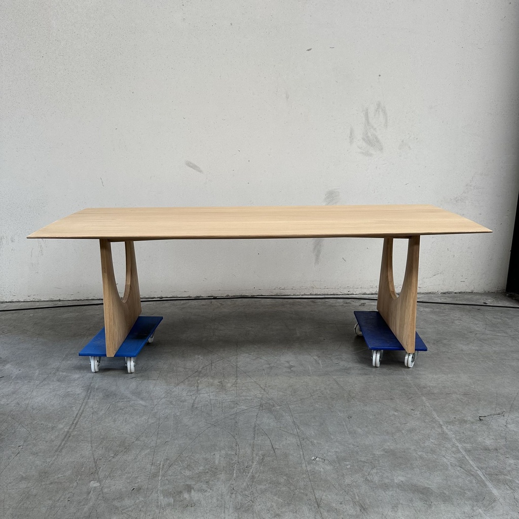 Geometric dining table