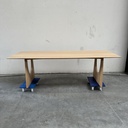 Geometric dining table
