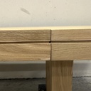Double extendable dining table