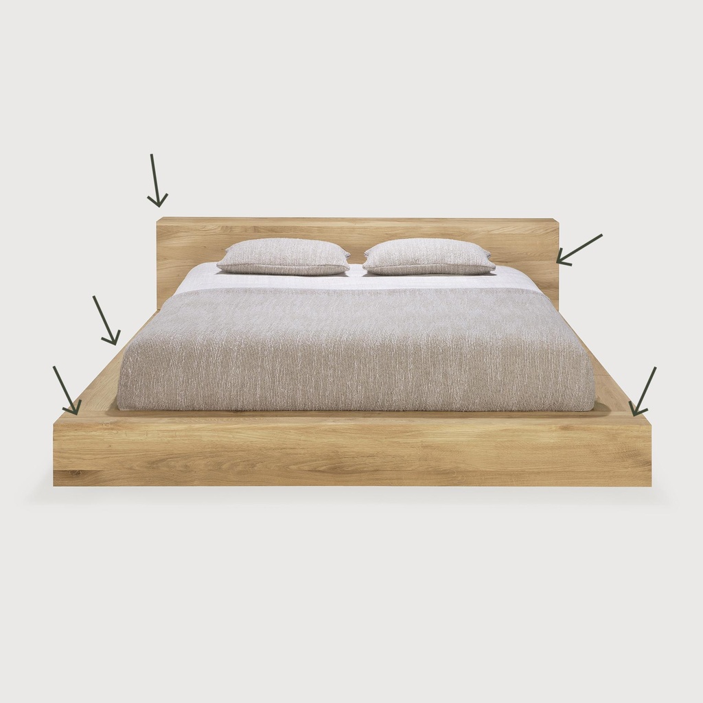 Oak Nordic II bed