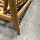 Teak Jack outdoor sofa - 2 seater - wooden frame