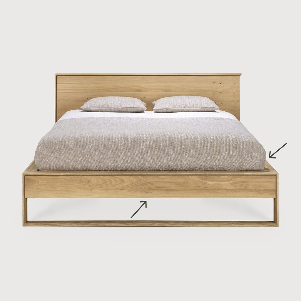 Oak Nordic II bed