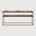 Aged sofa console