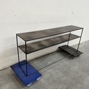 Aged sofa console