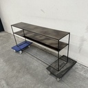 Aged sofa console