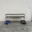 Aged sofa console