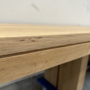 Double extendable dining table