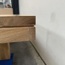 Double extendable dining table