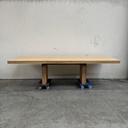 Double extendable dining table
