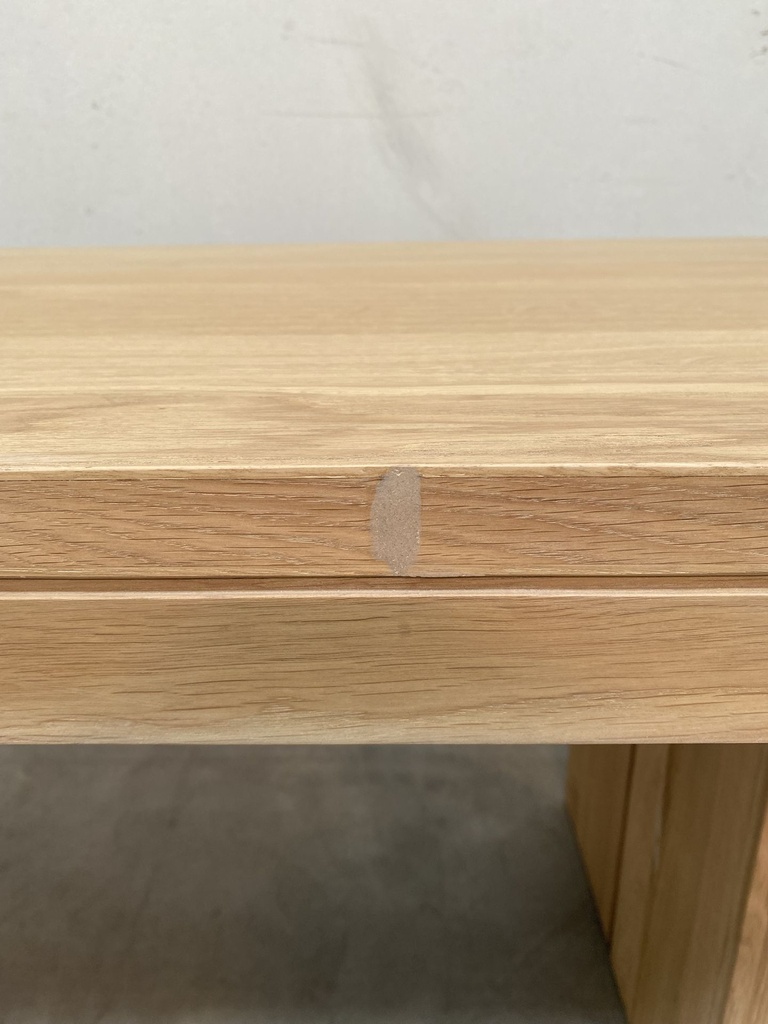 Double extendable dining table