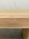 Double extendable dining table