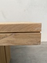 Double extendable dining table