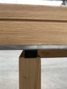 Double extendable dining table