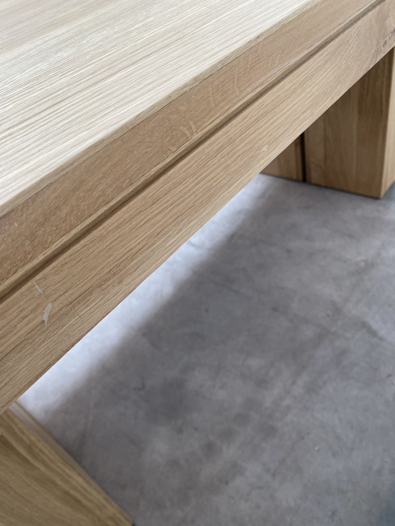 Double extendable dining table