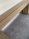 Double extendable dining table