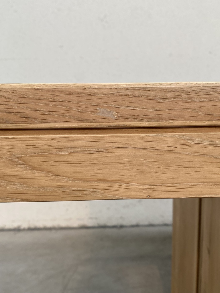 Double extendable dining table