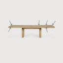 Double extendable dining table