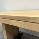 Double extendable dining table