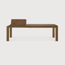Walnut Slice extendable dining table