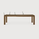 Walnut Slice extendable dining table