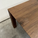 Walnut Slice extendable dining table