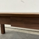 Walnut Slice extendable dining table