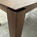 Walnut Slice extendable dining table
