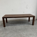 Walnut Slice extendable dining table