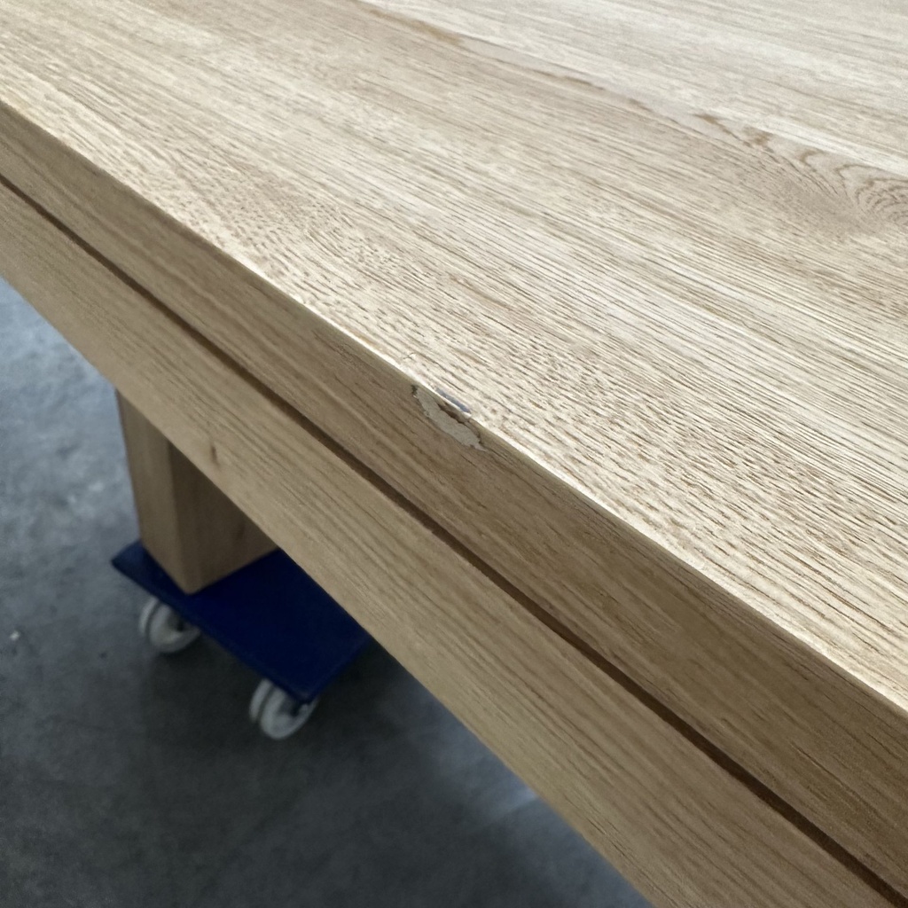 Double extendable dining table