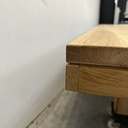 Double extendable dining table