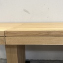 Double extendable dining table