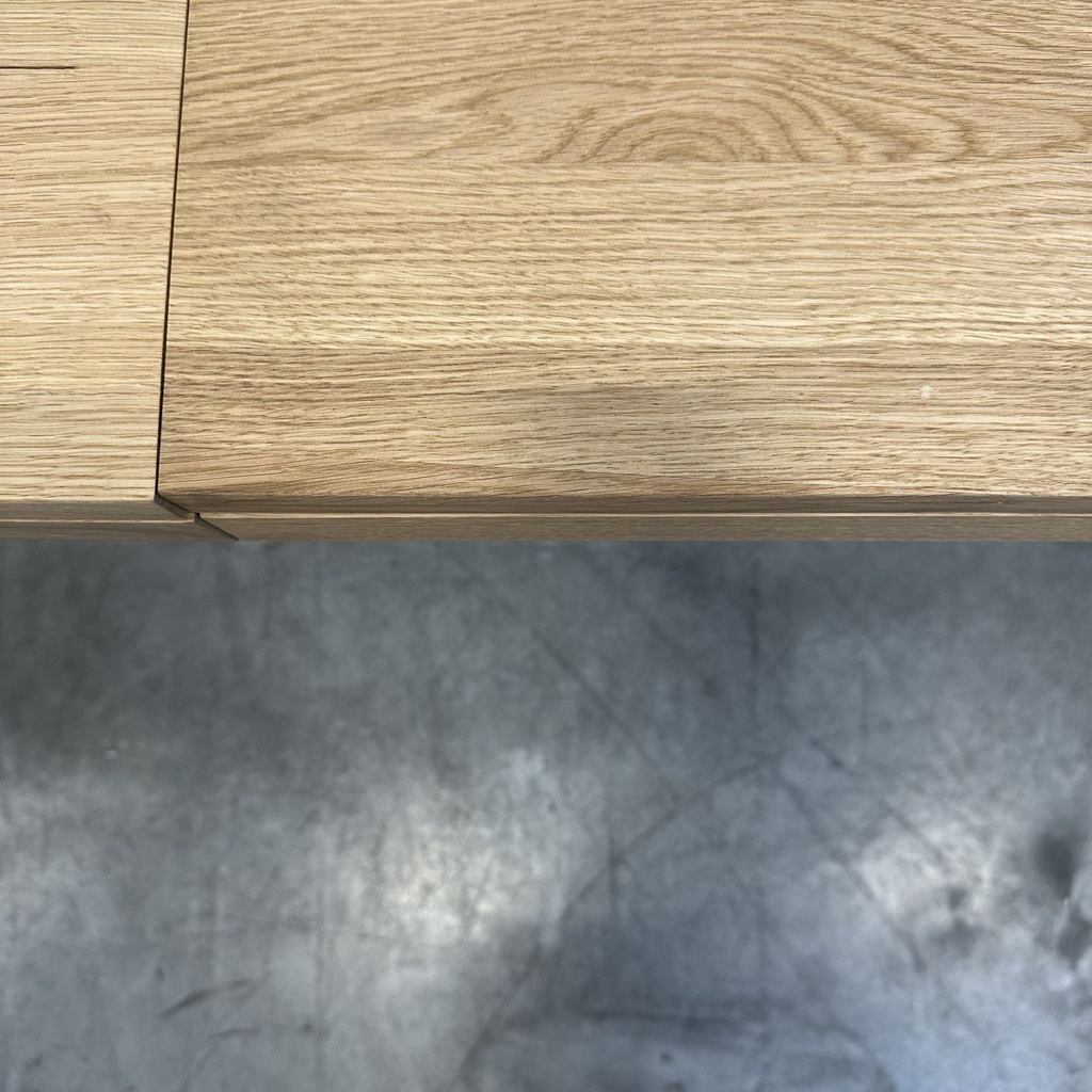 Double extendable dining table