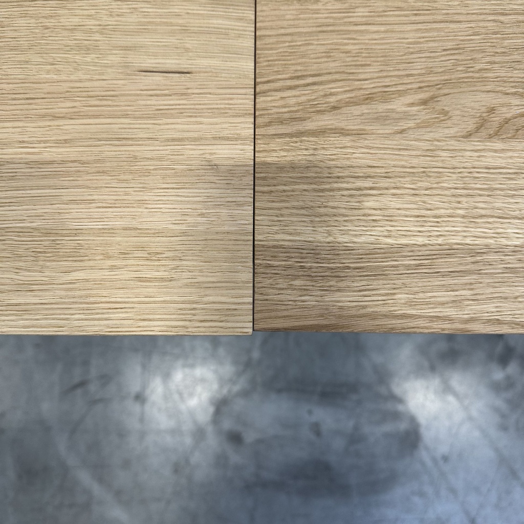Double extendable dining table
