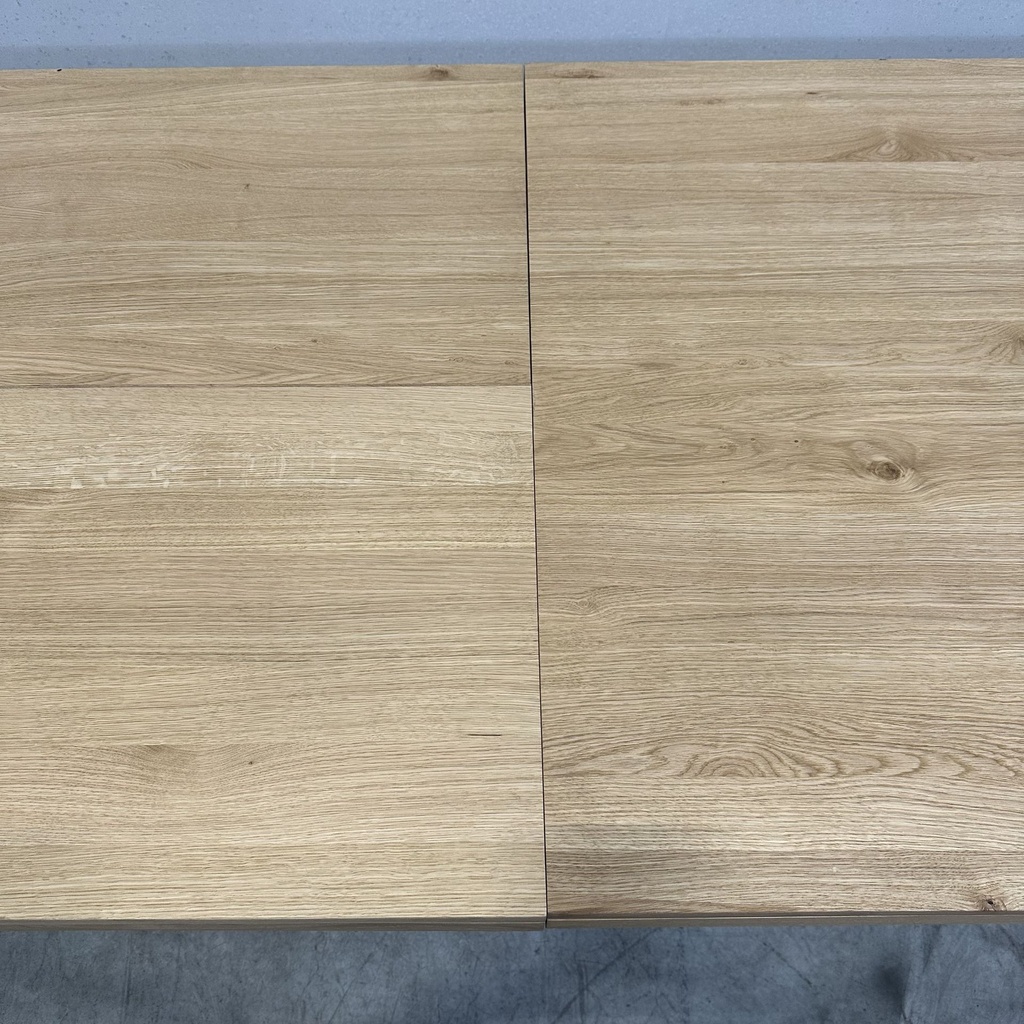 Double extendable dining table