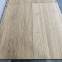 Double extendable dining table