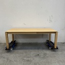 Slice extendable dining table