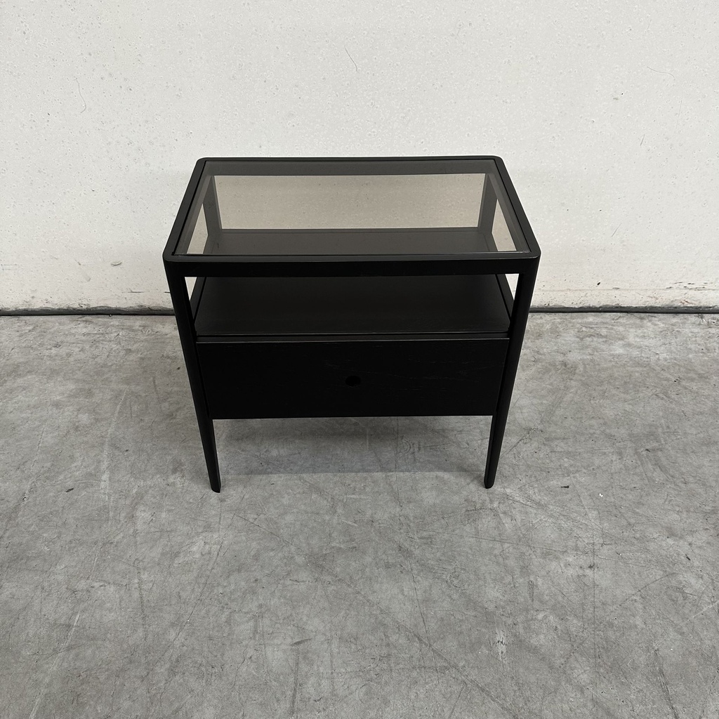 Spindle bedside table