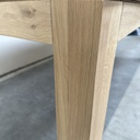 Straight dining table