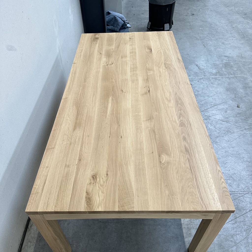 Straight dining table