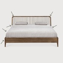 Spindle bed - reclaimed teak