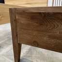 Spindle bed - reclaimed teak