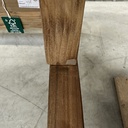 Spindle bed - reclaimed teak