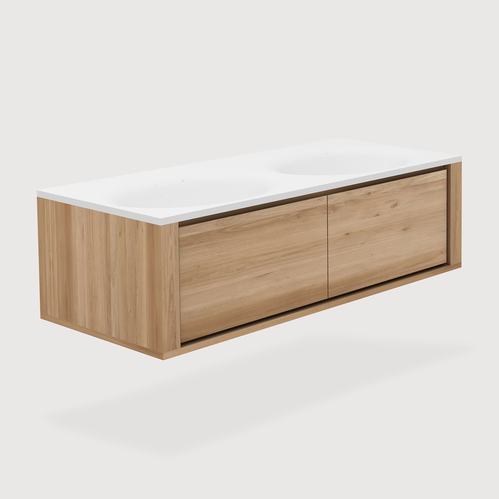 Oak Qualitime hanging structure (2 drawers) set
