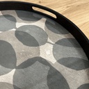 Connected Dots glass tray