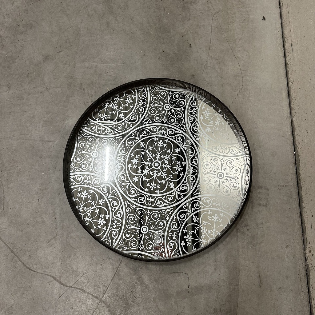 Moroccan Frost mirror tray